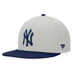 New York Yankees Glory Days Two-Tone Snapback Hat Gray/Navy