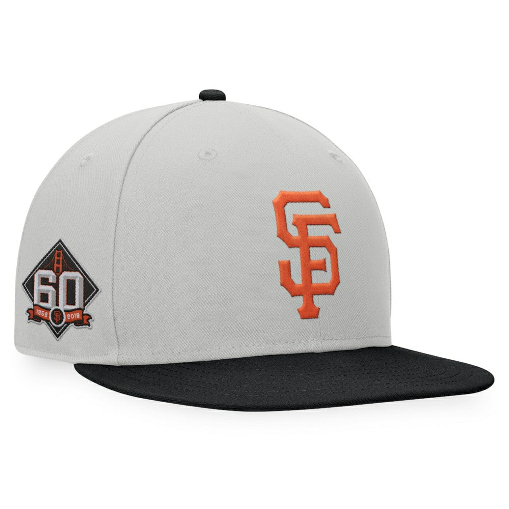 San Francisco Giants Glory Days Two-Tone Snapback Hat Gray/Black