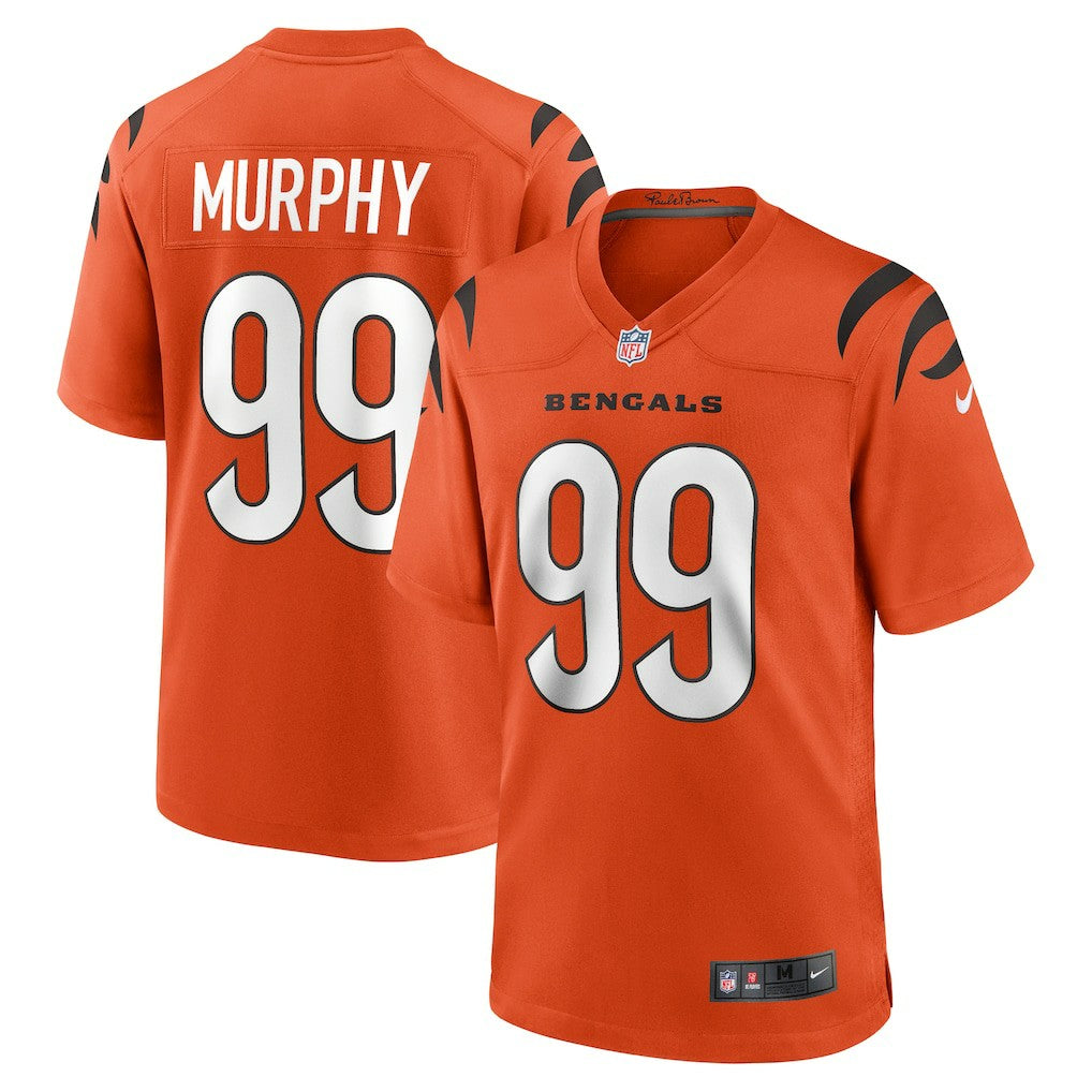Myles Murphy Cincinnati Bengals Alternate Game Jersey - Orange