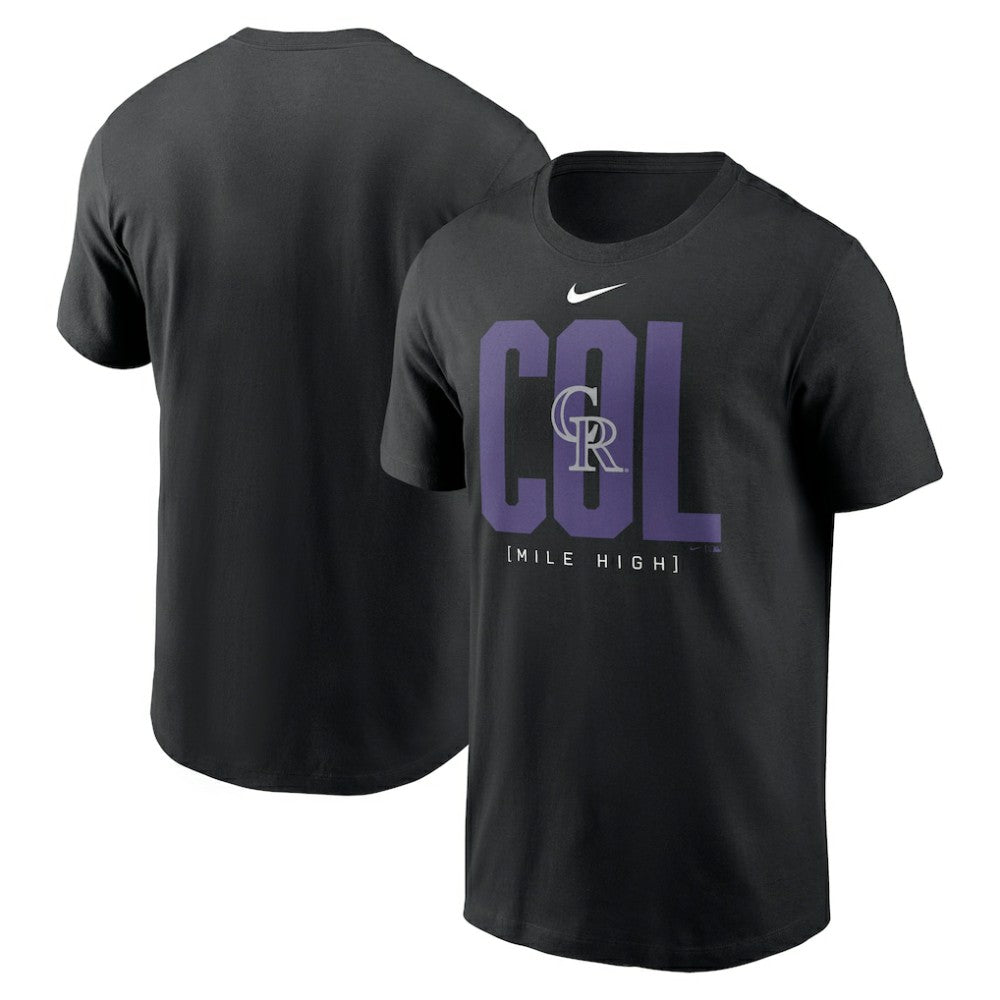 Colorado Rockies Scoreboard T-Shirt Black | Nike