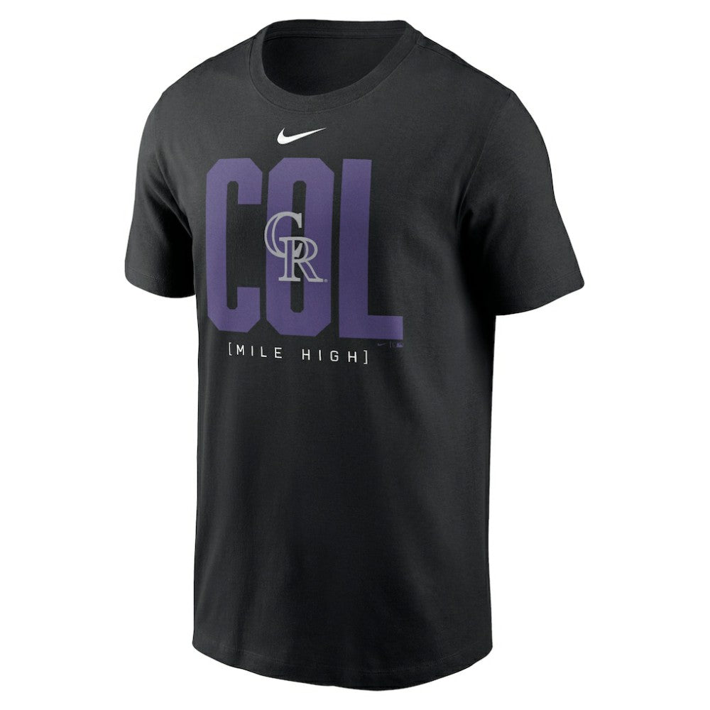 Colorado Rockies Scoreboard T-Shirt Black | Nike