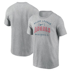 Los Angeles Angels Home Team Athletic Arch T-Shirt Heather Gray | Nike