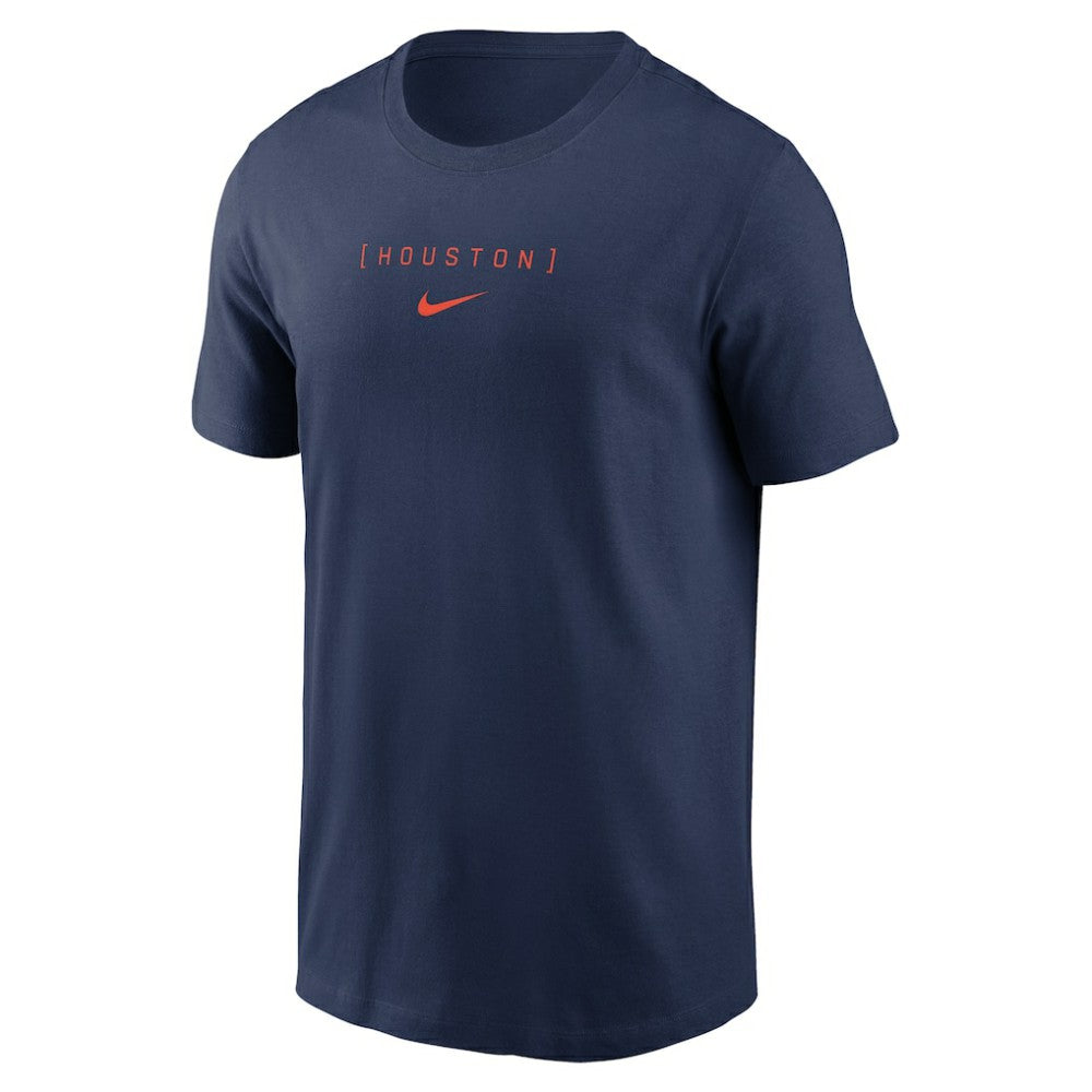 Houston Astros Large Logo Back Stack T-Shirt Navy | Nike