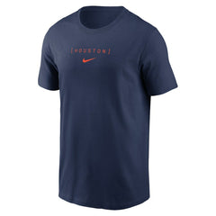 Houston Astros Large Logo Back Stack T-Shirt Navy | Nike
