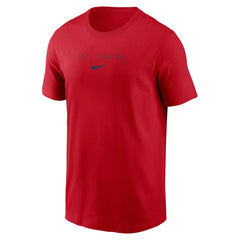 St. Louis Cardinals Large Logo Back Stack T-Shirt Red | Nike