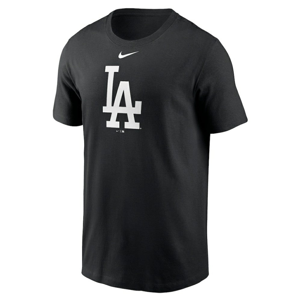 Los Angeles Dodgers Fuse Large Logo T-Shirt Black | Nike