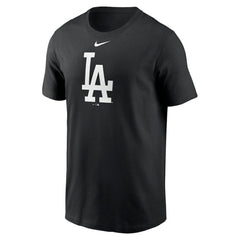 Los Angeles Dodgers Fuse Large Logo T-Shirt Black | Nike