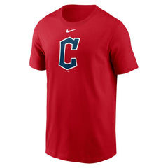 Cleveland Guardians Fuse Large Logo T-Shirt Red | Nike