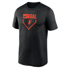 Baltimore Orioles Home Plate Icon Legend Performance T-Shirt Black | Nike
