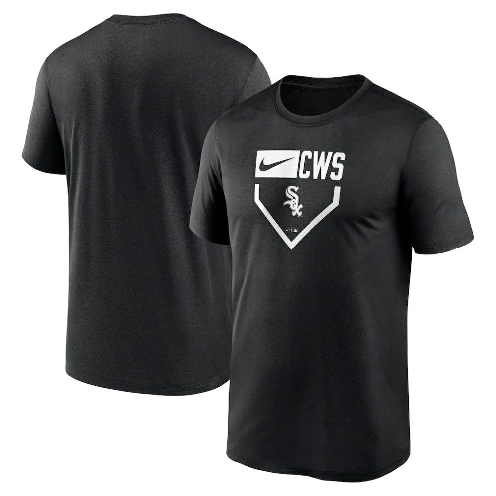 Chicago White Sox Home Plate Icon Legend Performance T-Shirt Black | Nike