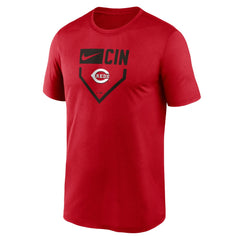Cincinnati Reds Home Plate Icon Legend Performance T-Shirt Red | Nike