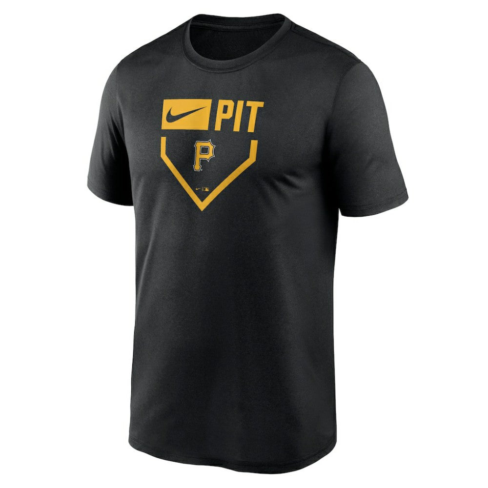 Pittsburgh Pirates Home Plate Icon Legend Performance T-Shirt Black | Nike