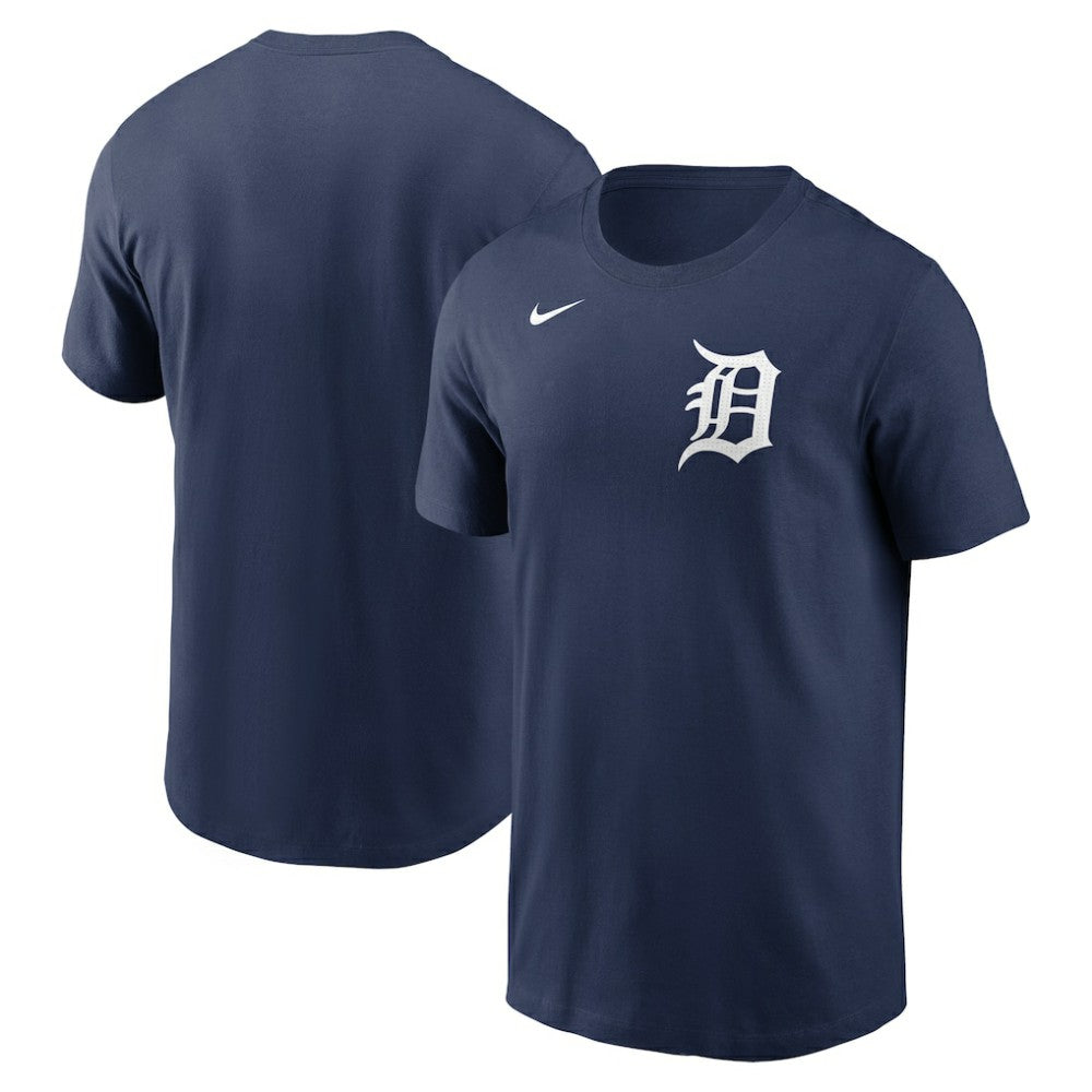 Detroit Tigers Fuse Wordmark T-Shirt Navy | Nike