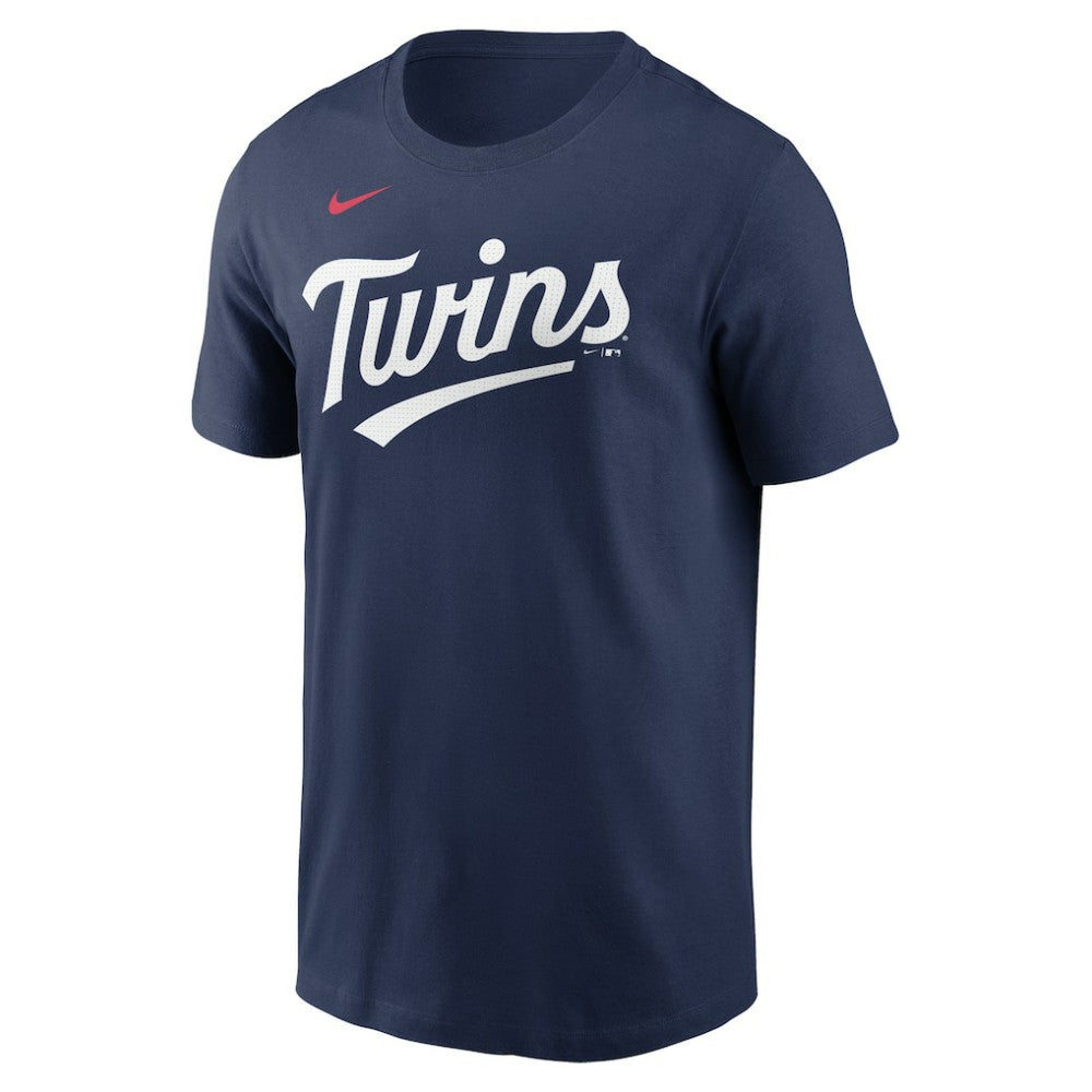 Minnesota Twins Fuse Wordmark T-Shirt Navy | Nike