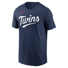 Minnesota Twins Fuse Wordmark T-Shirt Navy | Nike