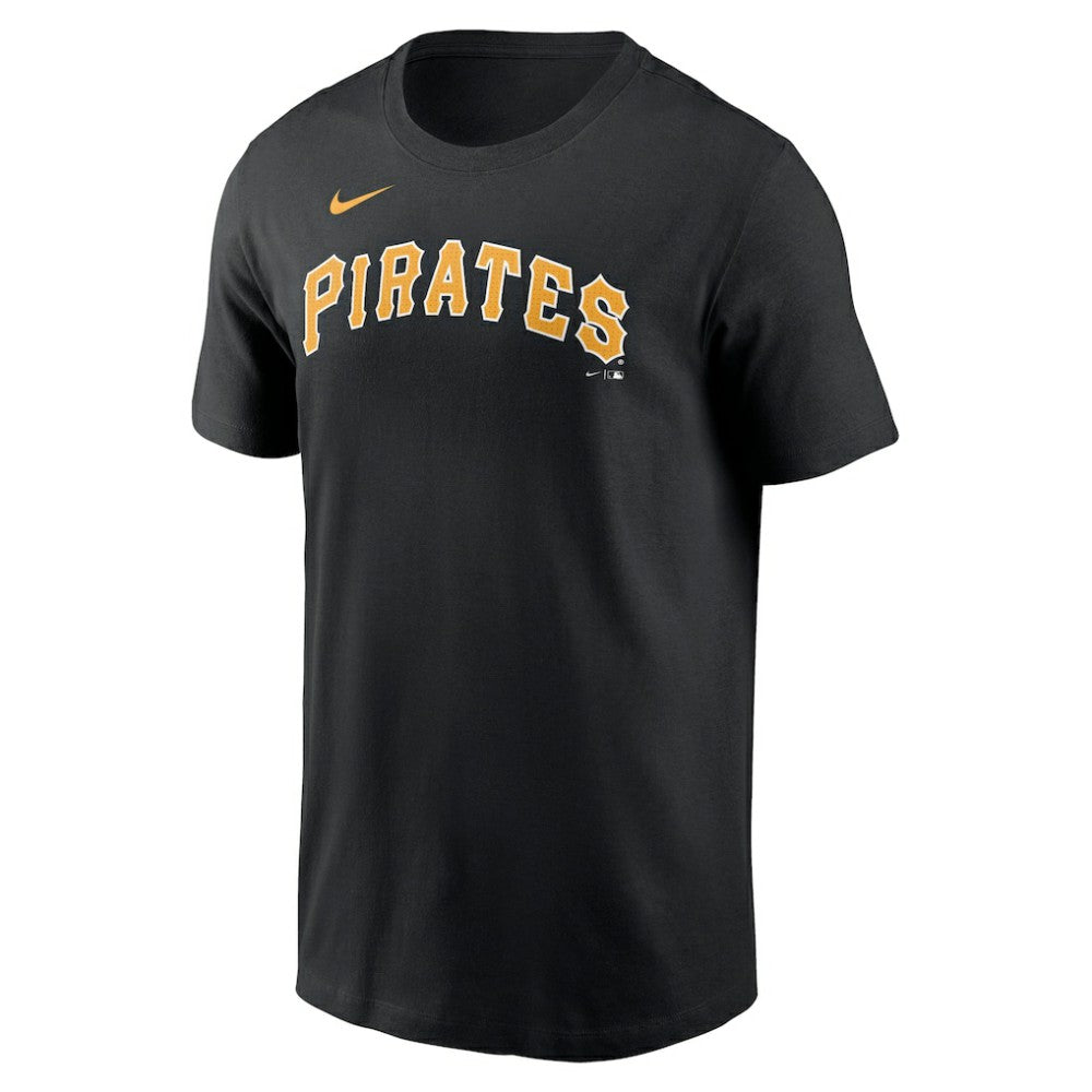 Pittsburgh Pirates Fuse Wordmark T-Shirt Black | Nike