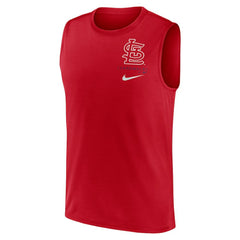 St. Louis Cardinals Lightweight Dri-FIT Muscle Tank Top Red | Nike