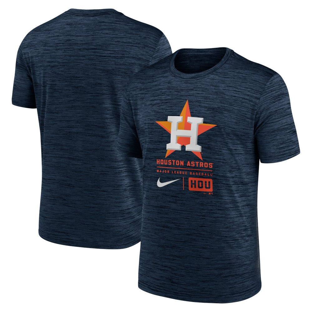 Houston Astros Large Logo Velocity T-Shirt Navy | Nike