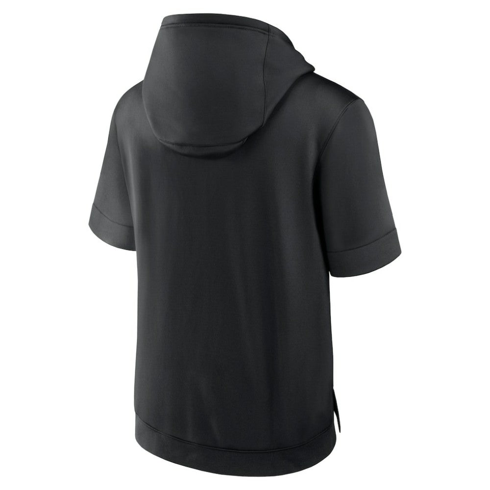 San Francisco Giants Tri Code Lockup Short Sleeve Pullover Hoodie Black | Nike