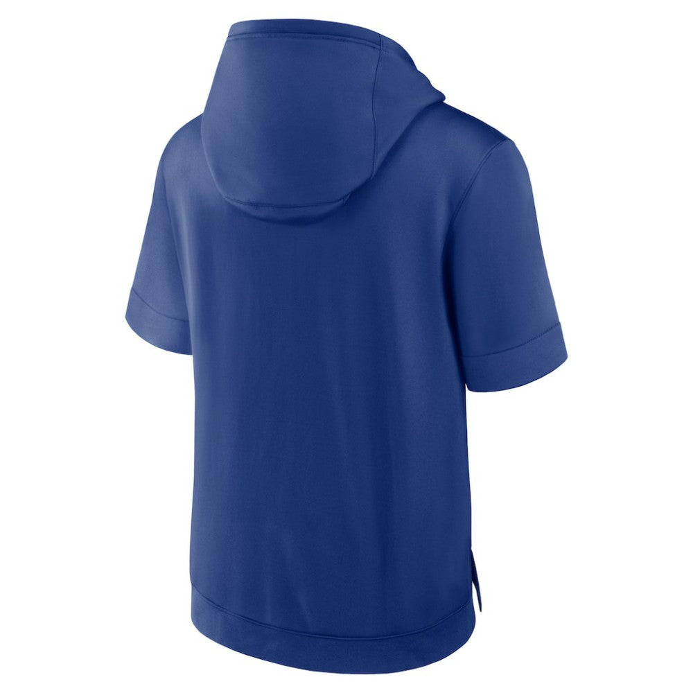 Chicago Cubs Tri Code Lockup Short Sleeve Pullover Hoodie Royal | Nike