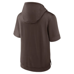 San Diego Padres Tri Code Lockup Short Sleeve Pullover Hoodie Brown | Nike