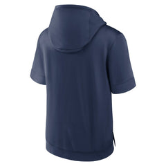Minnesota Twins Tri Code Lockup Short Sleeve Pullover Hoodie Navy | Nike