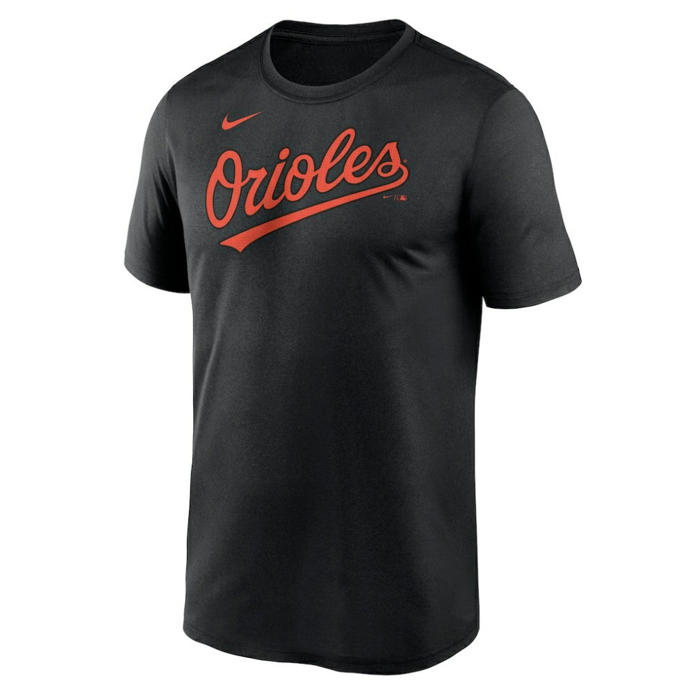 Baltimore Orioles Legend Fuse Wordmark T-Shirt  Black | Nike