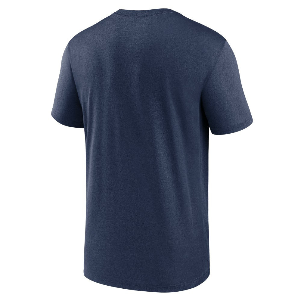 Milwaukee Brewers Legend Fuse Wordmark T-Shirt  Navy | Nike