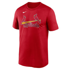 St. Louis Cardinals Legend Fuse Wordmark T-Shirt  Red | Nike
