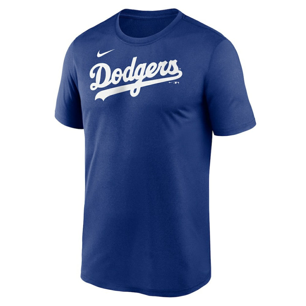 Los Angeles Dodgers Legend Fuse Wordmark T-Shirt  Royal | Nike