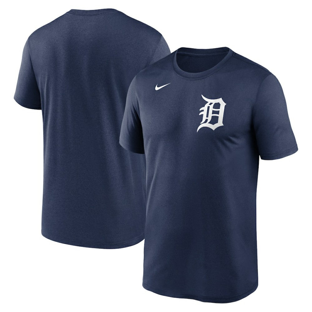Detroit Tigers Legend Fuse Wordmark T-Shirt  Navy | Nike