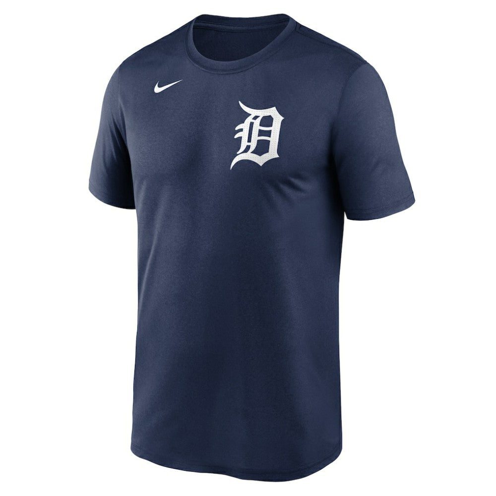 Detroit Tigers Legend Fuse Wordmark T-Shirt  Navy | Nike