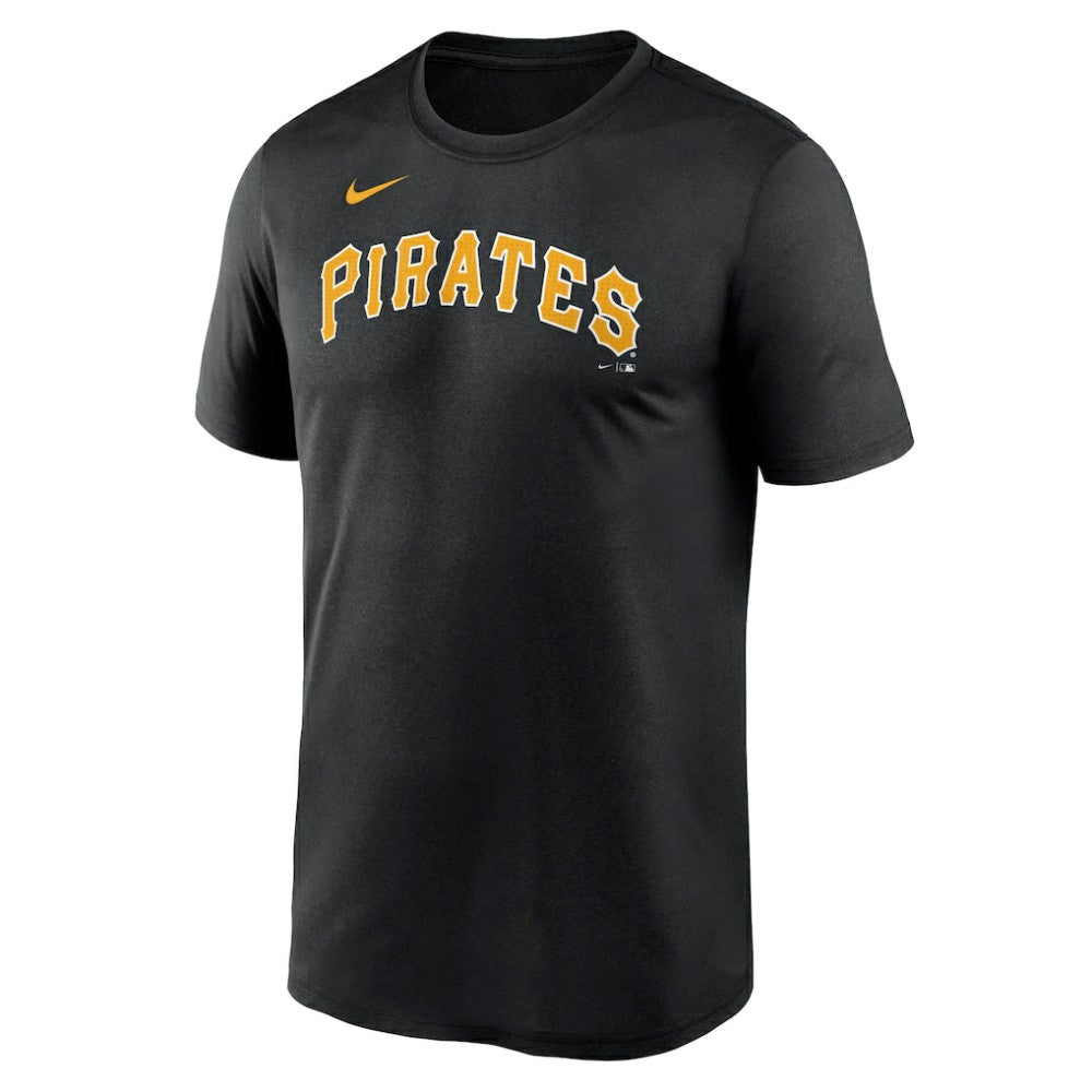 Pittsburgh Pirates Legend Fuse Wordmark T-Shirt  Black | Nike