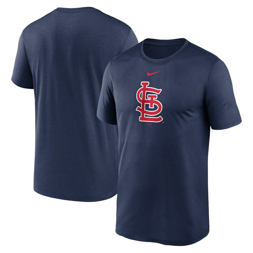 St. Louis Cardinals Legend Fuse Large Logo Dri-FIT T-Shirt Navy | Nike