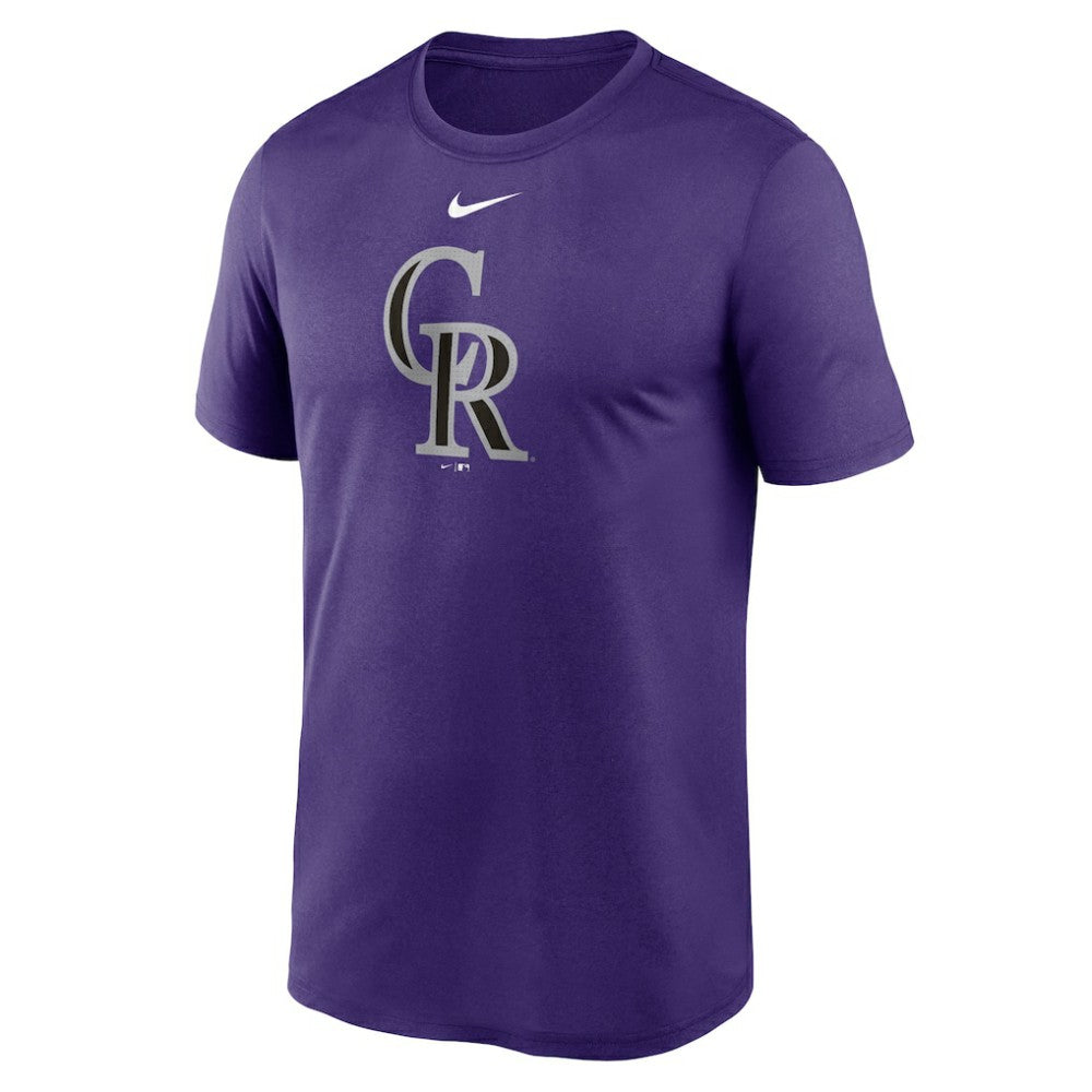 Colorado Rockies Legend Fuse Large Logo Dri-FIT T-Shirt Purple | Nike