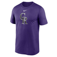 Colorado Rockies Legend Fuse Large Logo Dri-FIT T-Shirt Purple | Nike