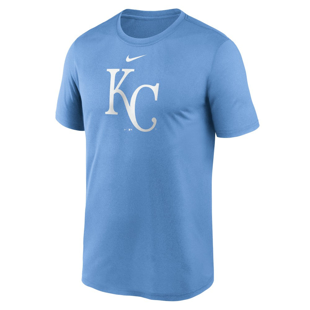 Kansas City Royals Legend Fuse Large Logo Dri-FIT T-Shirt Light Blue | Nike