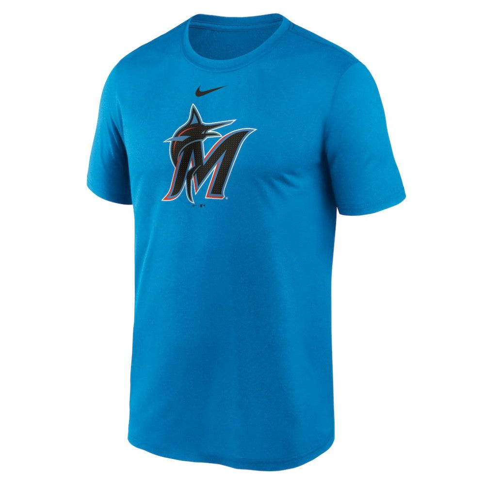 Miami Marlins Legend Fuse Large Logo Dri-FIT T-Shirt Blue | Nike
