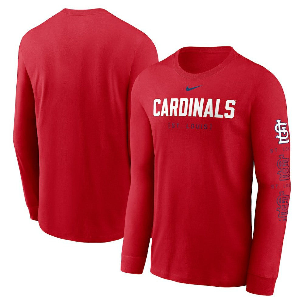 St. Louis Cardinals Repeater Long Sleeve T-Shirt Red | Nike