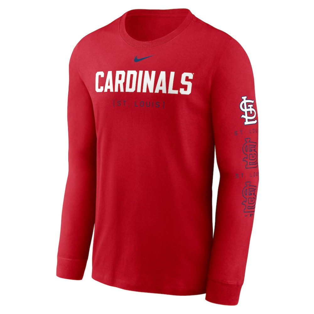 St. Louis Cardinals Repeater Long Sleeve T-Shirt Red | Nike