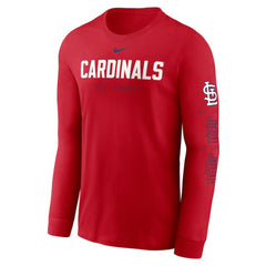 St. Louis Cardinals Repeater Long Sleeve T-Shirt Red | Nike