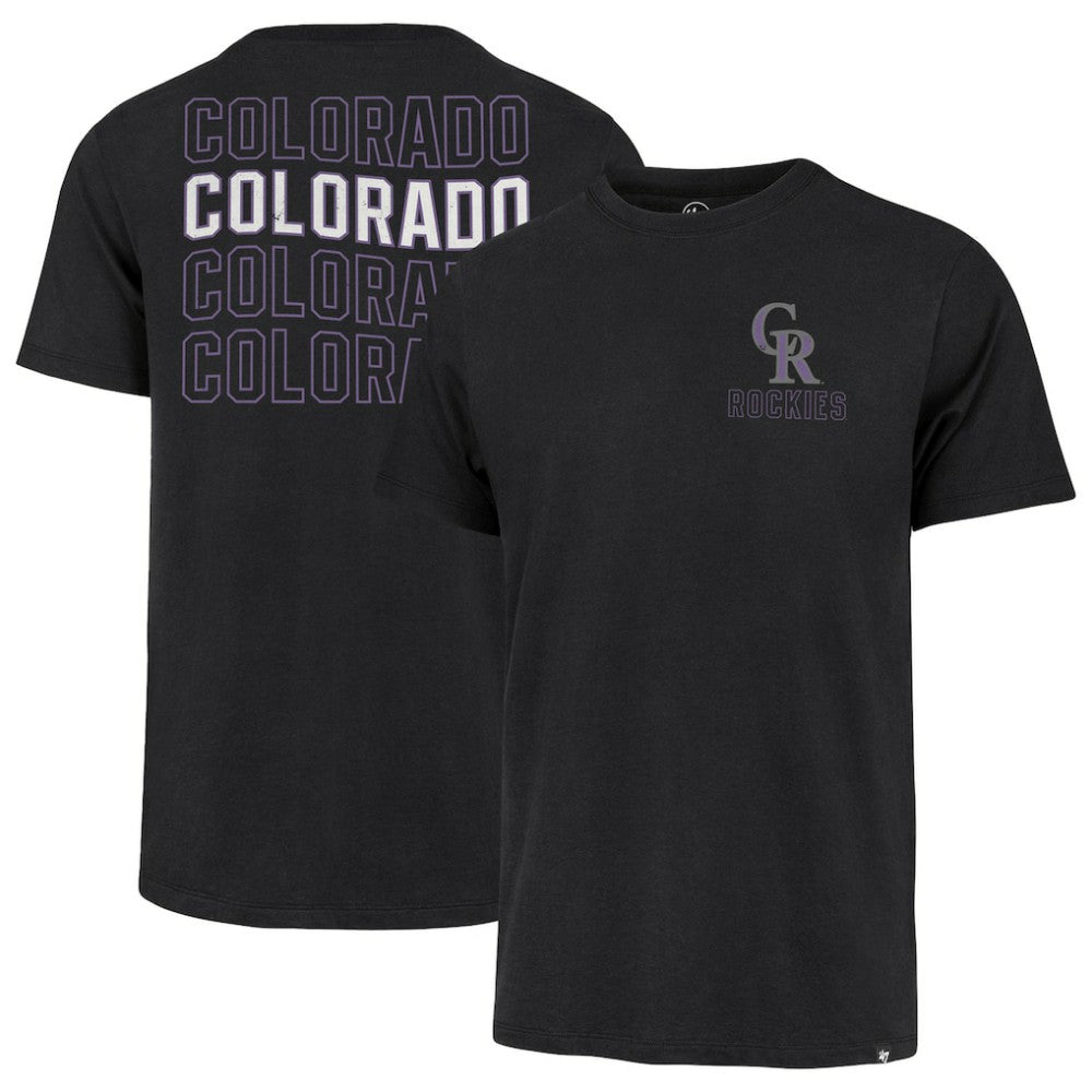 Colorado Rockies Hang Back Franklin T-Shirt Black | 47 brand