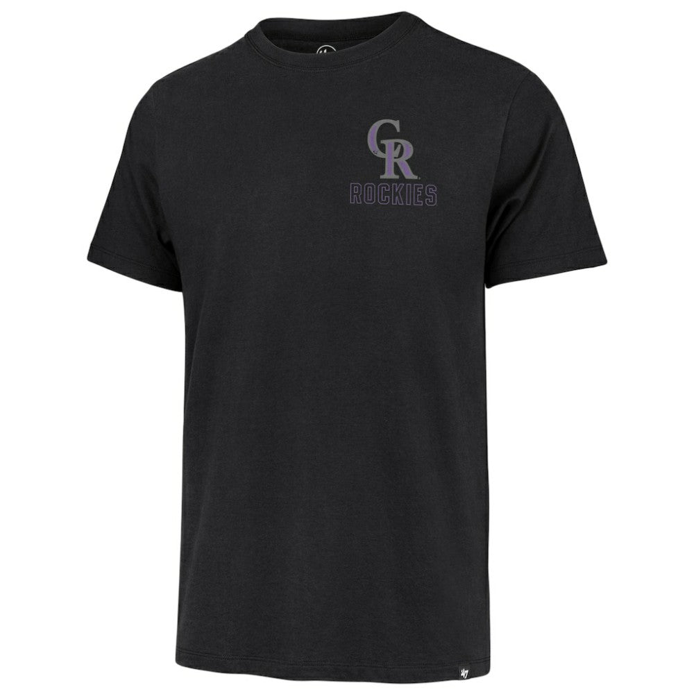 Colorado Rockies Hang Back Franklin T-Shirt Black | 47 brand