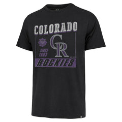 Colorado Rockies Outlast Franklin T-Shirt Black | 47 brand