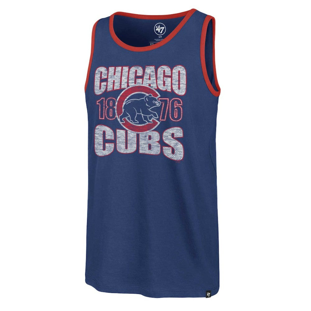 Chicago Cubs Upload Franklin Tank Top Royal | 47 brand
