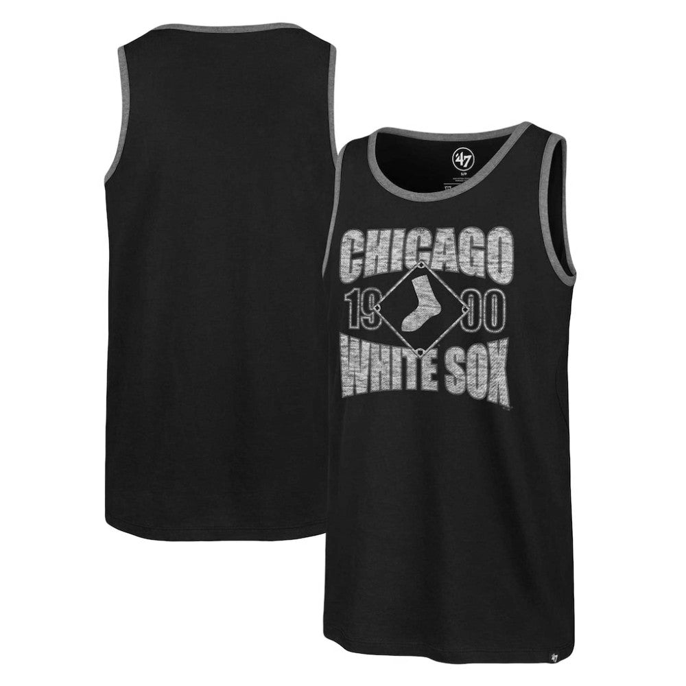 Chicago White Sox Upload Franklin Tank Top Black | 47 brand