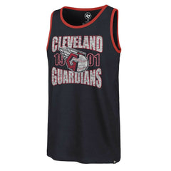 Cleveland Guardians Upload Franklin Tank Top Navy | 47 brand