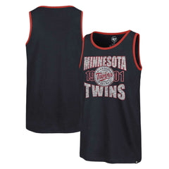Minnesota Twins Upload Franklin Tank Top Navy | 47 brand