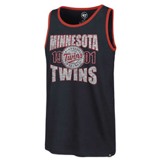 Minnesota Twins Upload Franklin Tank Top Navy | 47 brand