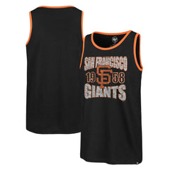 San Francisco Giants Upload Franklin Tank Top Black | 47 brand